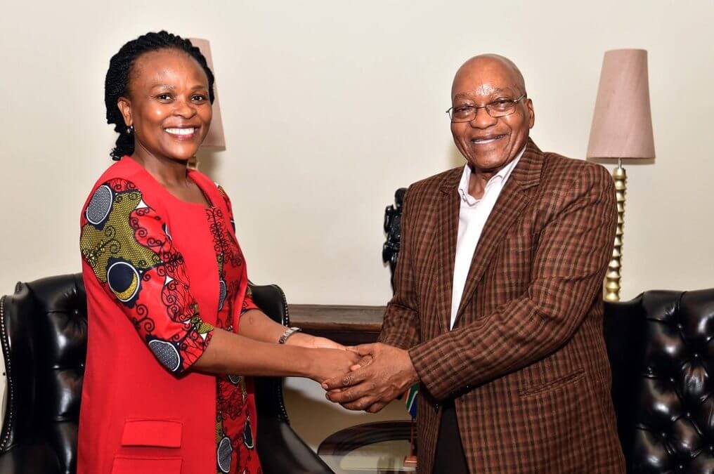 Public Protector Busisiwe Mkhwebane dominates the news