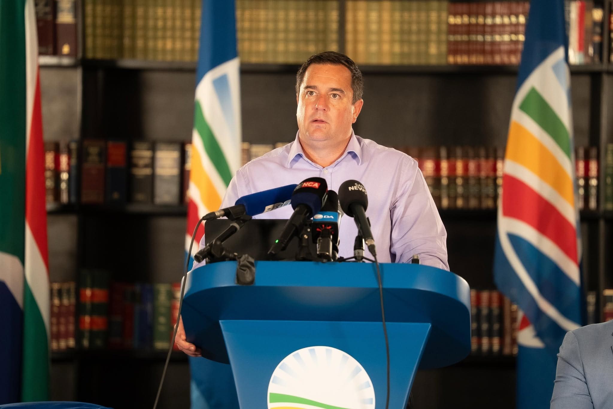 Tony Leon, John Steenhuisen, Resolve Communications, Democratic Alliance, Lobbying, Corruption Watch, Richard Calland, Political accountability, DA infighting, South African politics