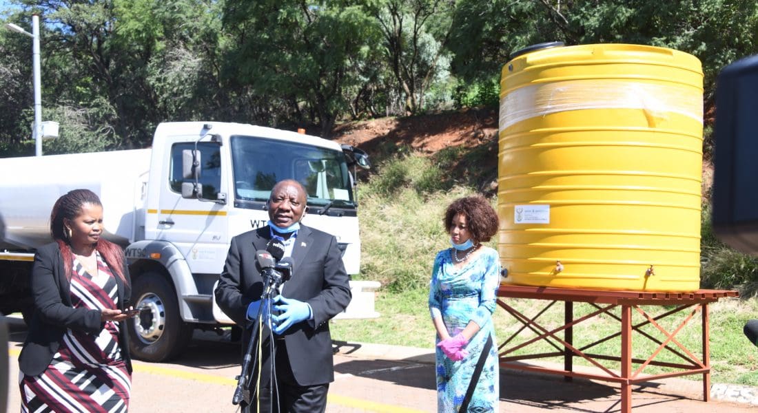 President Cyril Ramaphosa visits Rand Water Head Office in Johannesburg, GovernmentZA on Flickr.