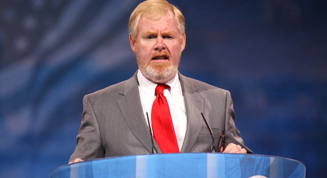 L. Brent Bozell III speaking at the 2013 Conservative Political Action Conference. Credit: Gage Skidmore/Flickr