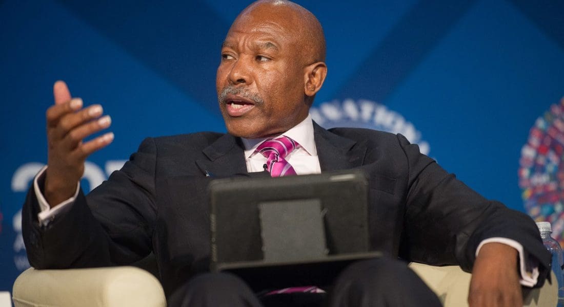 South African Reserve Bank Governor Lesetja Kganyago, at an International Monetary Fund Seminar on emerging markets, October 2016. 
Credit: IMF/Flickr